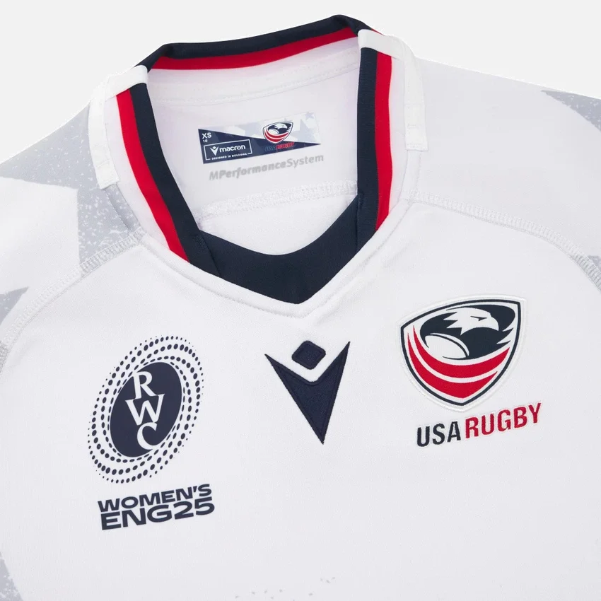 WRWC 2025 USA Rugby Woman Away Authentic Shirt WRWC 2025 USA Rugby Woman Away Authentic Shirt
