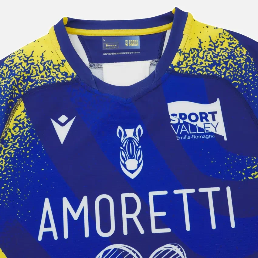 Zebre Parma 2025/26 Adults’ Home Authentic Shirt Zebre Parma 2025/26 Adults’ Home Authentic Shirt