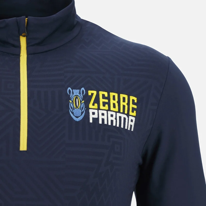 Zebre Parma 2025/26 Junior 1/4 Zip Training Sweatshirt Zebre Parma 2025/26 Junior 1/4 Zip Training Sweatshirt